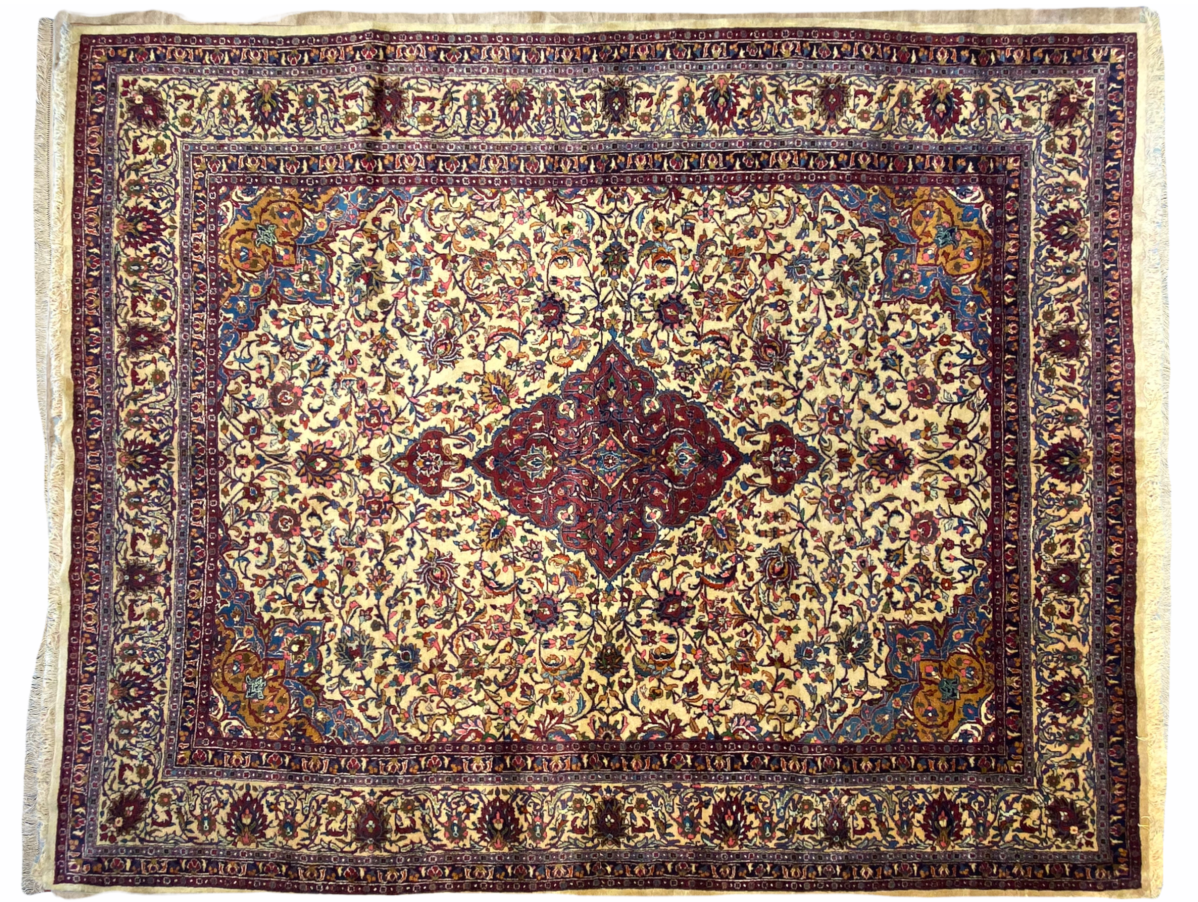 Vintage Kashan rug